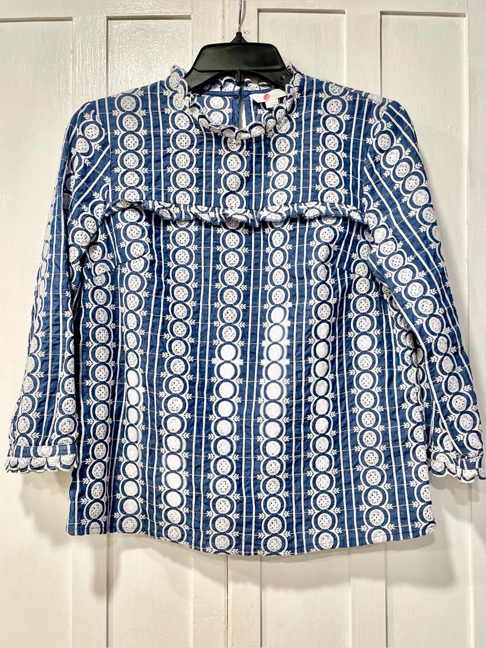 Boden Adorable 100% Cotton Embroidered Top – Size 6